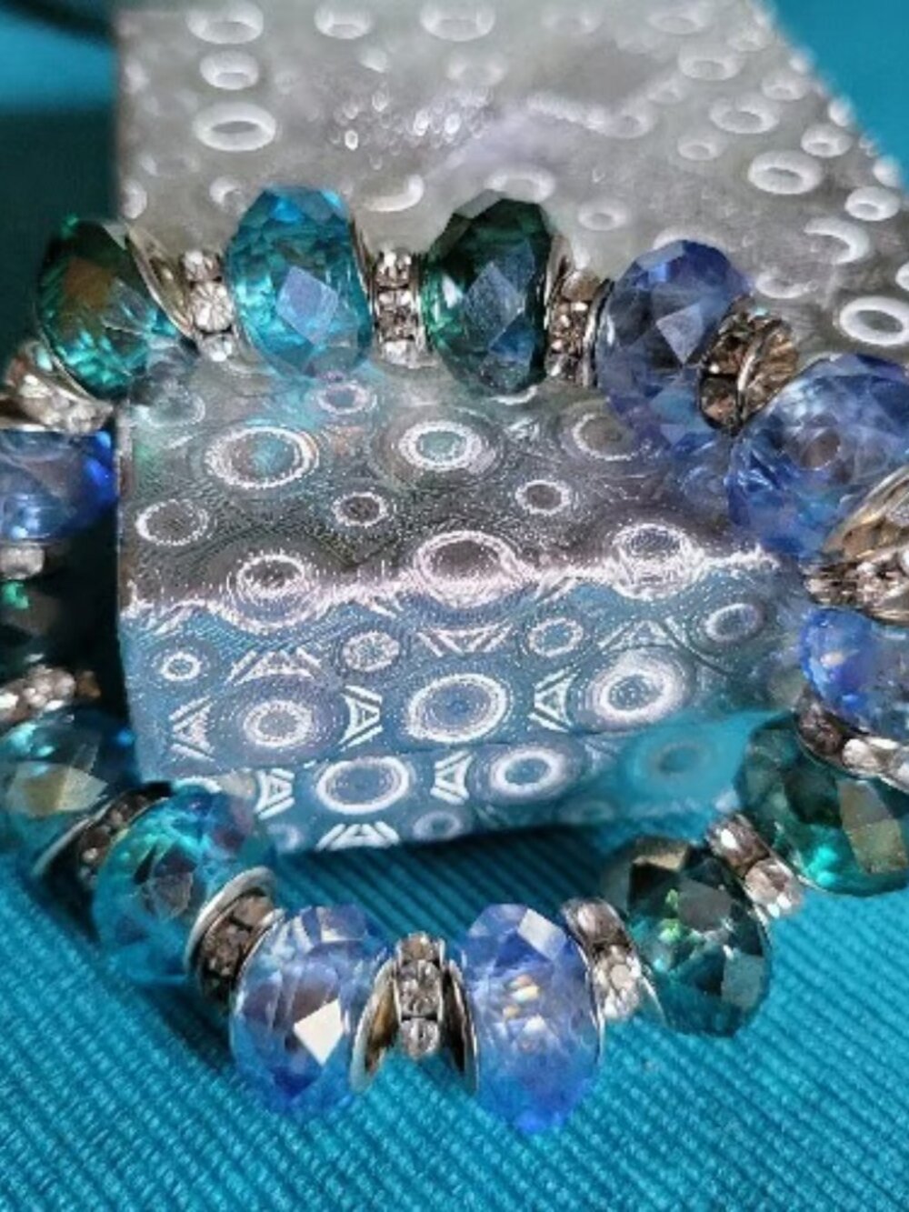 Chunky Multi-Colored Wrist Wrap Bracelet